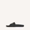 Pool-Sandalen für Herren in Schwarz/Weiss