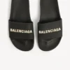 Pool-Sandalen für Herren in Schwarz/Weiss