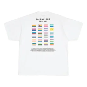 Pride 22 Oversize-T-Shirt aus Baumwolle «Weiss Schwarz» 694576TMVO20904