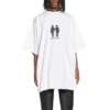 Pride 22 Oversize-T-Shirt aus Baumwolle «Weiss Schwarz» 694576TMVO20904