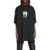 Pride 22 Oversized-Baumwoll-T-Shirt «Black White» 694576TMVO21070