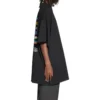 Pride 22 Oversized-Baumwoll-T-Shirt «Black White» 694576TMVO21070
