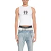 Pride 22 Tanktop «White Black» 698102TMVO40904