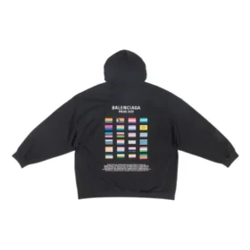 Pride-Hoodie, Boxy-Fit «Schwarz» 651799TMVO31070