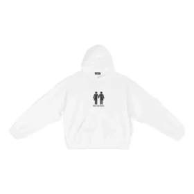 Pride-Hoodie, Boxy-Passform «Weiss» 651799TMVO30904