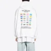 Pride-Hoodie, Boxy-Passform «Weiss» 651799TMVO30904