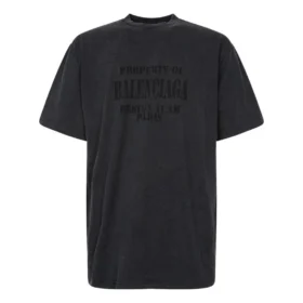 Property Vintage-T-Shirt, weite Passform «Washed Black» 641675TMVH81055
