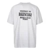 Property Vintage-T-Shirt, weite Passform «Weiss Schwarz» 641675TMVH89012
