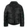 Pufferjacke mit gesticktem Logo «Black» 582998TFO061000