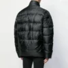 Pufferjacke mit gesticktem Logo «Black» 582998TFO061000