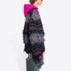 Pullover aus Wollmischung im Destroyed-Fair-Isle-Look «Blue» 662518T16028088