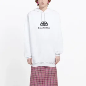 Pullover-Hoodie mit Kordelzug, weiss 570792TEV199044
