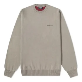 Pullover mit Rundhalsausschnitt «Khaki» für die Political Campaign 695827T32385963