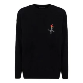 Pullover mit Rundhalsausschnitt «Paris Olympics» «Schwarz» 621032T41041070