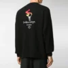 Pullover mit Rundhalsausschnitt «Paris Olympics» «Schwarz» 621032T41041070