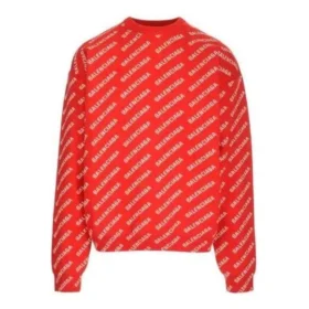 Pullover mit Rundhalsausschnitt und durchgehendem Logo «Red White» 702952T32336090