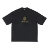 Qixi Crest T-Shirt, mittlere Passform «Schwarz» 612966TMVL41075