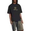 Qixi Crest T-Shirt, mittlere Passform «Schwarz» 612966TMVL41075