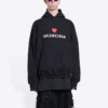 Qixi Hoodie Wide Fit «Black» 674986TLVC21070
