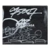 Quadratische, gefaltete Graffiti-Brieftasche «Black White» 594549210LH1090