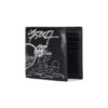 Quadratische, gefaltete Graffiti-Brieftasche «Black White» 594549210LH1090
