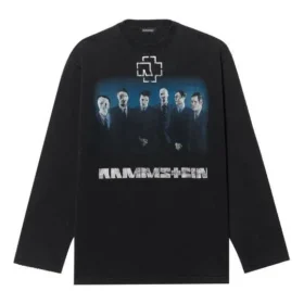 Rammstein Deutschland Band Crossover Langarm-T-Shirt Unisex Schwarz 651796TLV511000