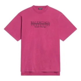 Retail Therapy Slit T-Shirt «Burgundy Black» 675016TLVB16165