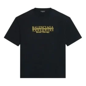 Retail Therapy T-Shirt, mittlere Passform «Schwarz-Gelb» 612966TLVB11361