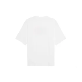 Retro-Uniform, lockeres Design, kurzärmelig, weiss 620941TIV799000