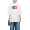 Retro-Uniform, lockeres Design, kurzärmelig, weiss 620941TIV799000