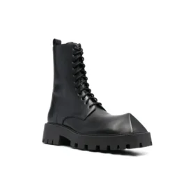 Rhino 25 mm Schnür-Stiefel «Black Smooth Calfskin» 712638WBB501000