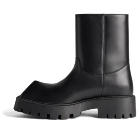 Rhino Stiefeletten «Schwarzes glattes Kalbsleder» 763684WBB501000