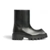 Rhino Stiefeletten «Schwarzes glattes Kalbsleder» 763684WBB501000