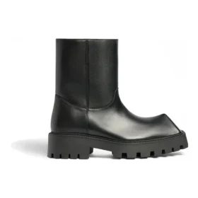 Rhino Stiefeletten «Schwarzes glattes Kalbsleder» 763684WBB501000