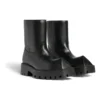 Rhino Stiefeletten «Schwarzes glattes Kalbsleder» 763684WBB501000