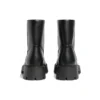Rhino Stiefeletten «Schwarzes glattes Kalbsleder» 763684WBB501000