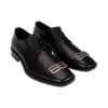 Rim Derby-Schuhe aus Leder «Schwarz» 712642WA8E11081