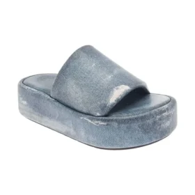 Rise Sandalen «Denim Print Leather» 656960WBMA14000