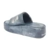Rise Sandalen «Denim Print Leather» 656960WBMA14000