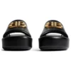 Rise Sandalen «Schwarzes, glänzendes Nappa-Lammleder» 788494WB7E11080