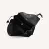 Rodeo-Handtasche, gross, genarbtes Kalbsleder, schwarz