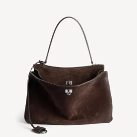 Rodeo-Handtasche, gross, in Hell-Espresso