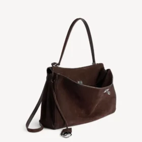 Rodeo-Handtasche, gross, in Hell-Espresso