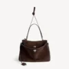 Rodeo-Handtasche, gross, in Hell-Espresso