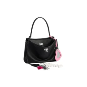 Rodeo Kleine Handtasche im Used-Look mit einem Anhänger «Schwarz» 7897792AA831000