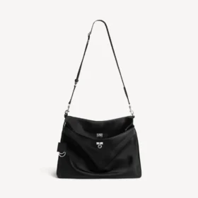Rodeo-Messenger-Tasche für Herren, mittelgross, in Schwarz