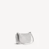 Rodeo-Sling-Pochette für Damen mit Strasssteinen in Rauchgrau