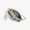 Rodeo-Sling-Pochette für Damen mit Strasssteinen in Rauchgrau