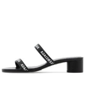 Runde 40-mm-Sandalen «Black» 695000WCAE11090