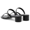 Runde 40-mm-Sandalen «Black» 695000WCAE11090